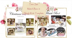 match boxes and sleigh ride template set