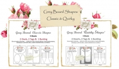 grey board combined set 1 and set 2 - quirky and classic